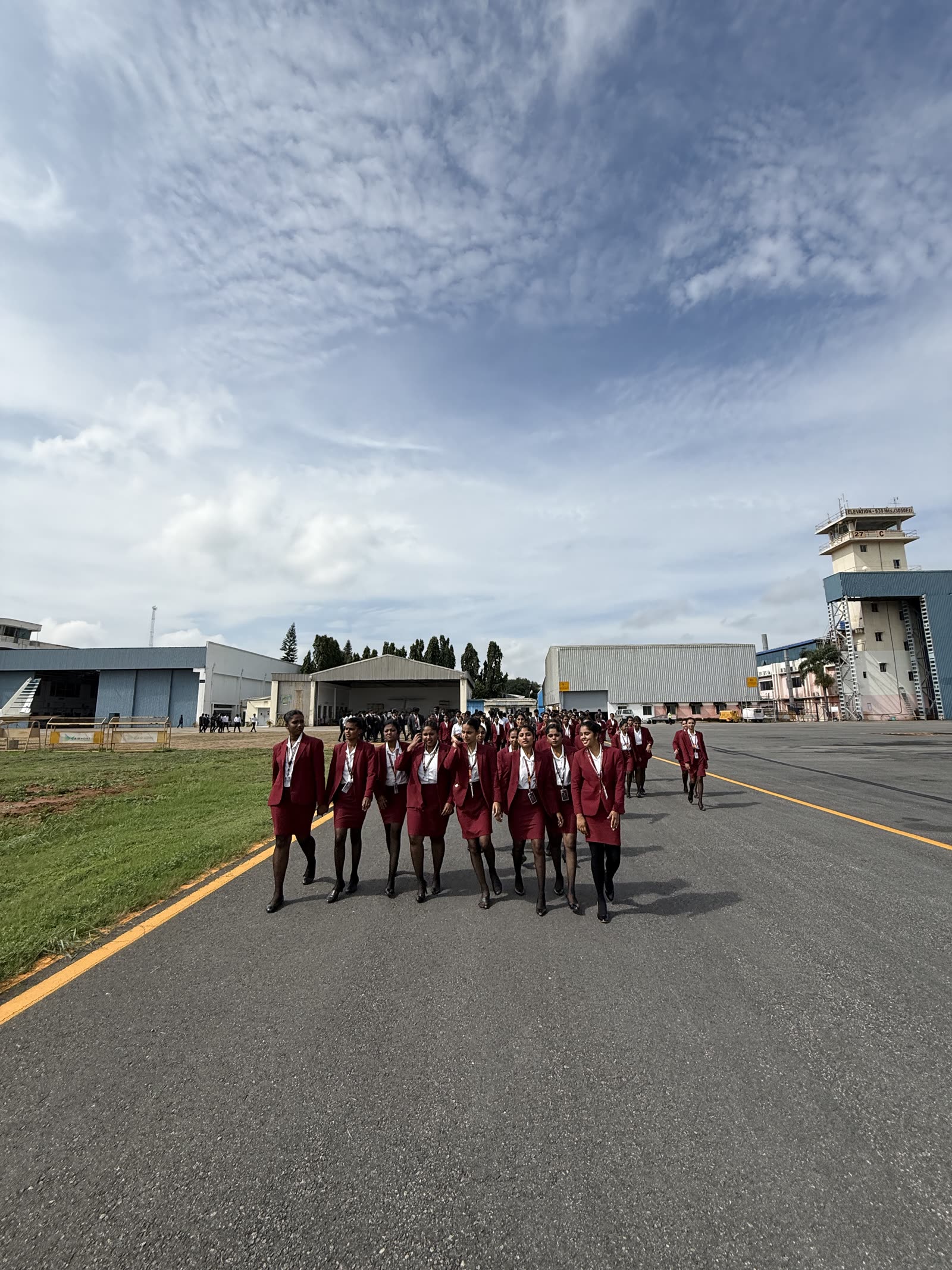 Brandcrew Aviation Academy students during training