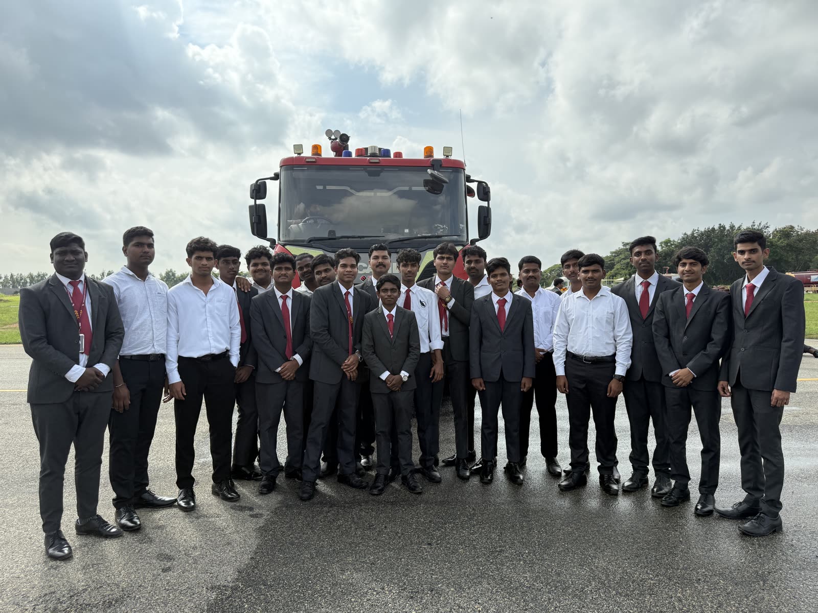 Brandcrew Aviation Academy students during training