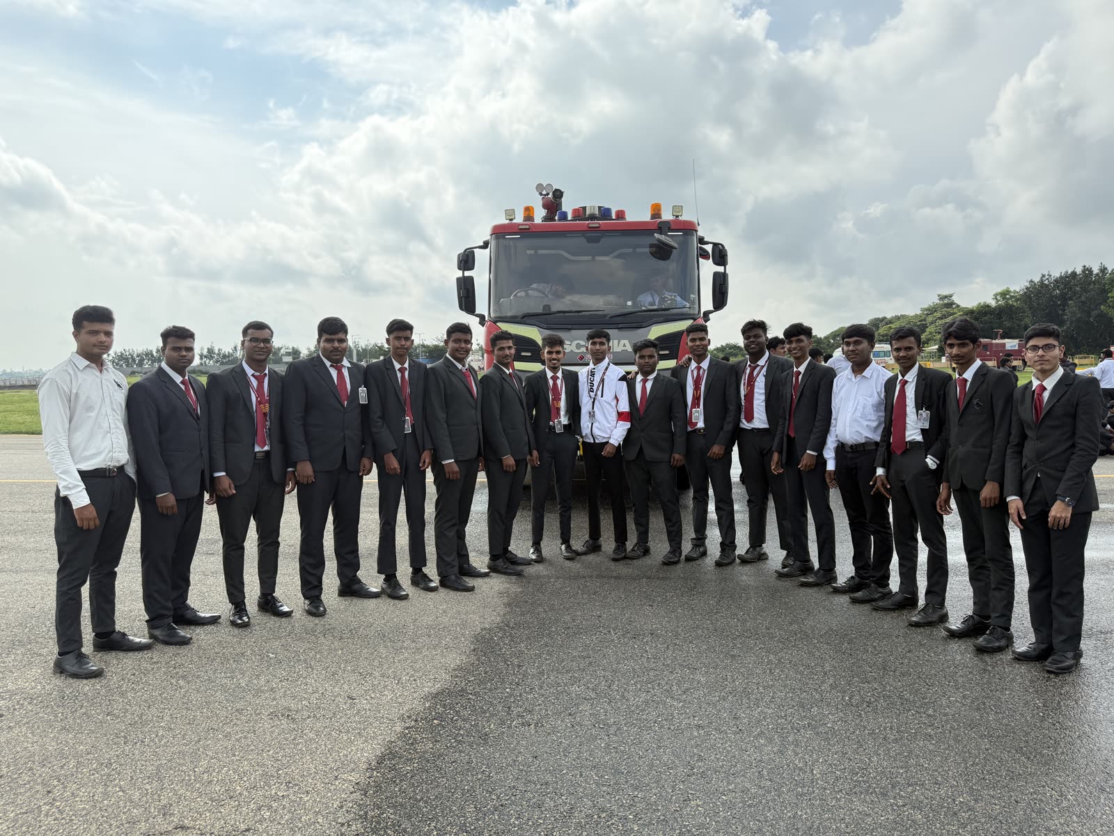 Brandcrew Aviation Academy students during training