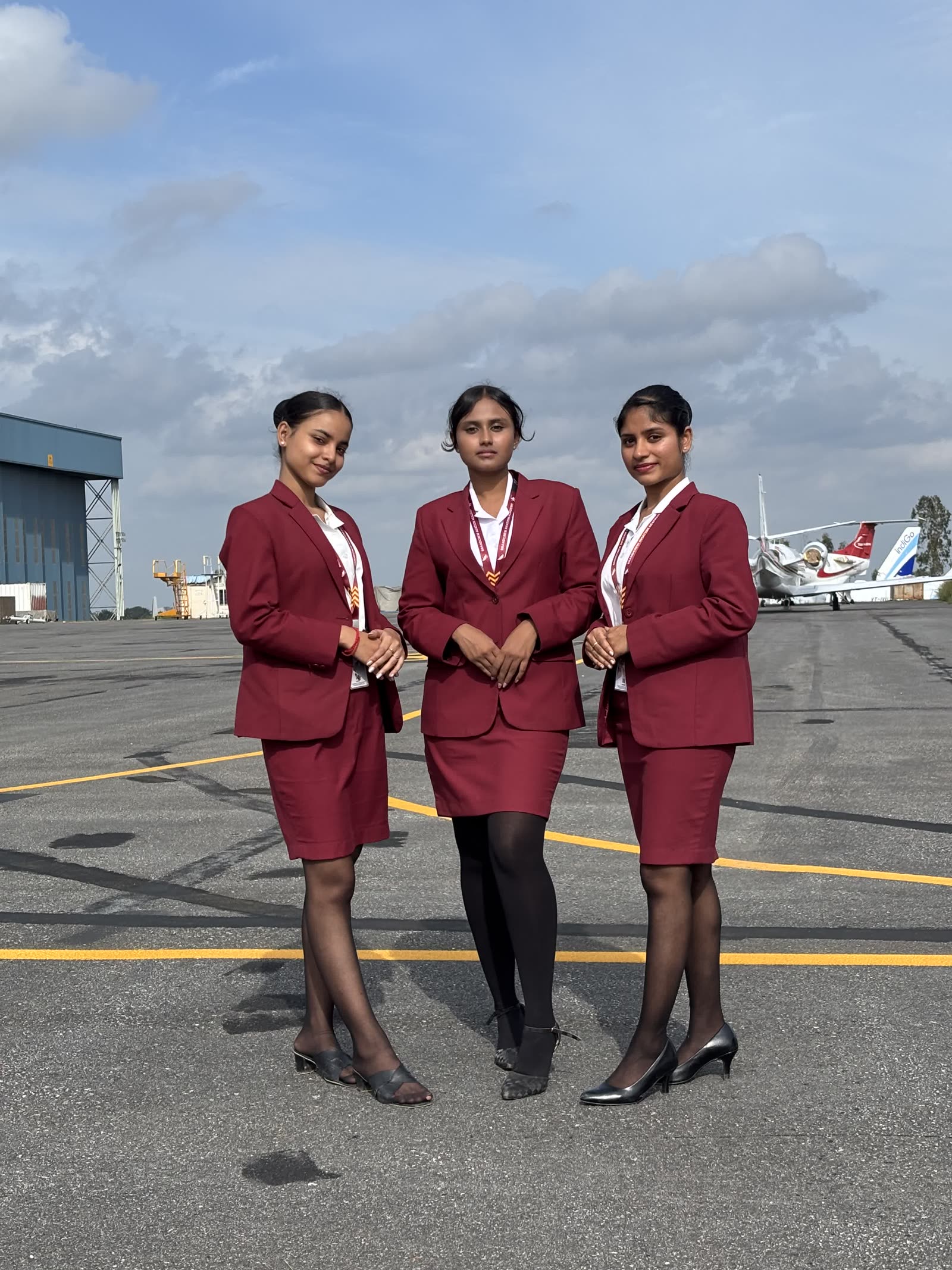 Brandcrew Aviation Academy students during training