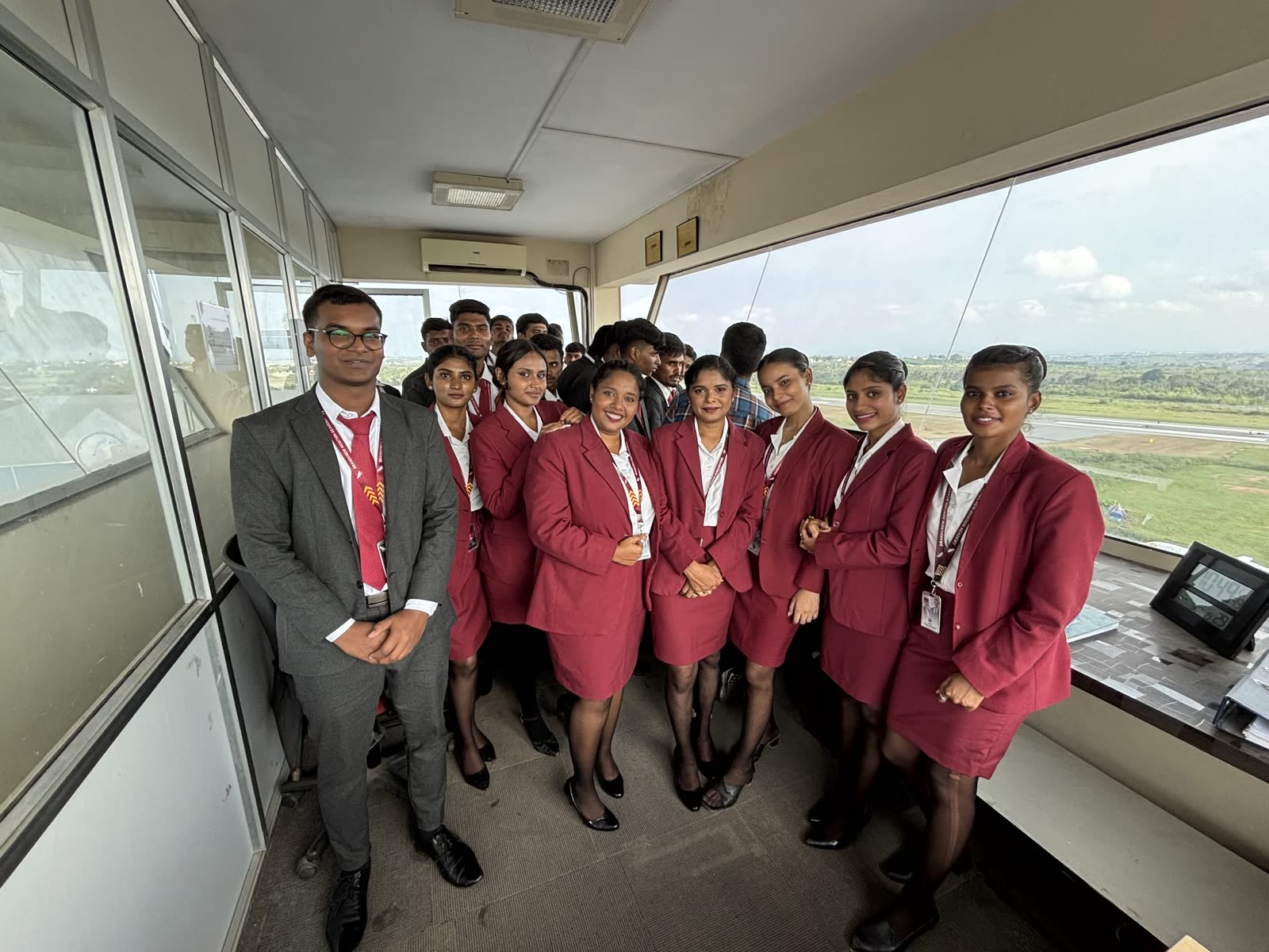 Brandcrew Aviation Academy students during training