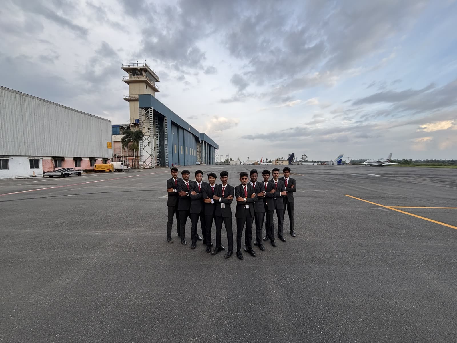 Brandcrew Aviation Academy students during training