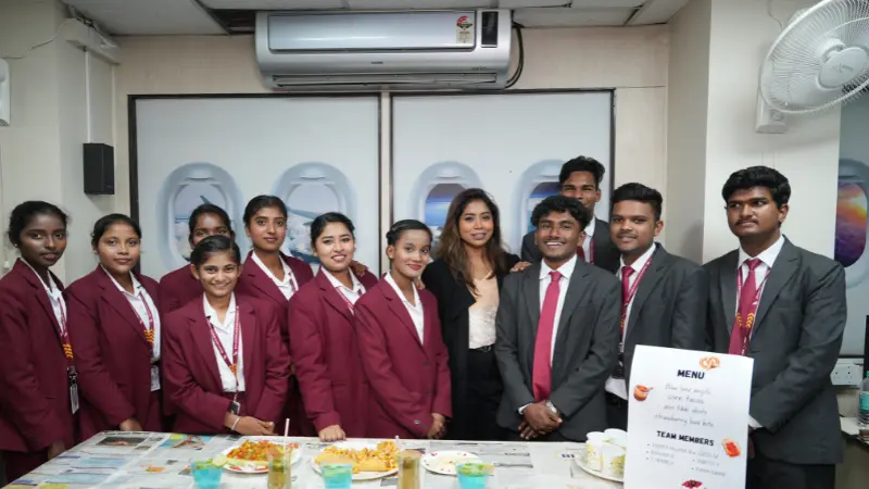 students choosing the right career path after 12th for a successful future in aviation and hospitality